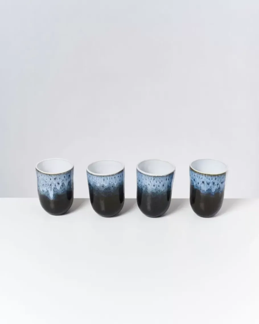 Cheap Alcachofra Becher Gros Schwarz Große Becher