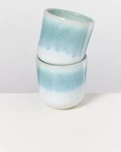 Outlet Alcachofra Becher Klein Grunblau Kleine Becher