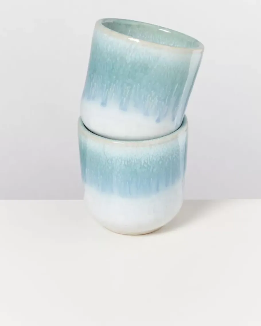 Outlet Alcachofra Becher Klein Grunblau Kleine Becher