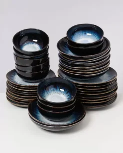 Flash Sale Alcachofra Schwarz - 40 Teiliges Set Geschirr Sets