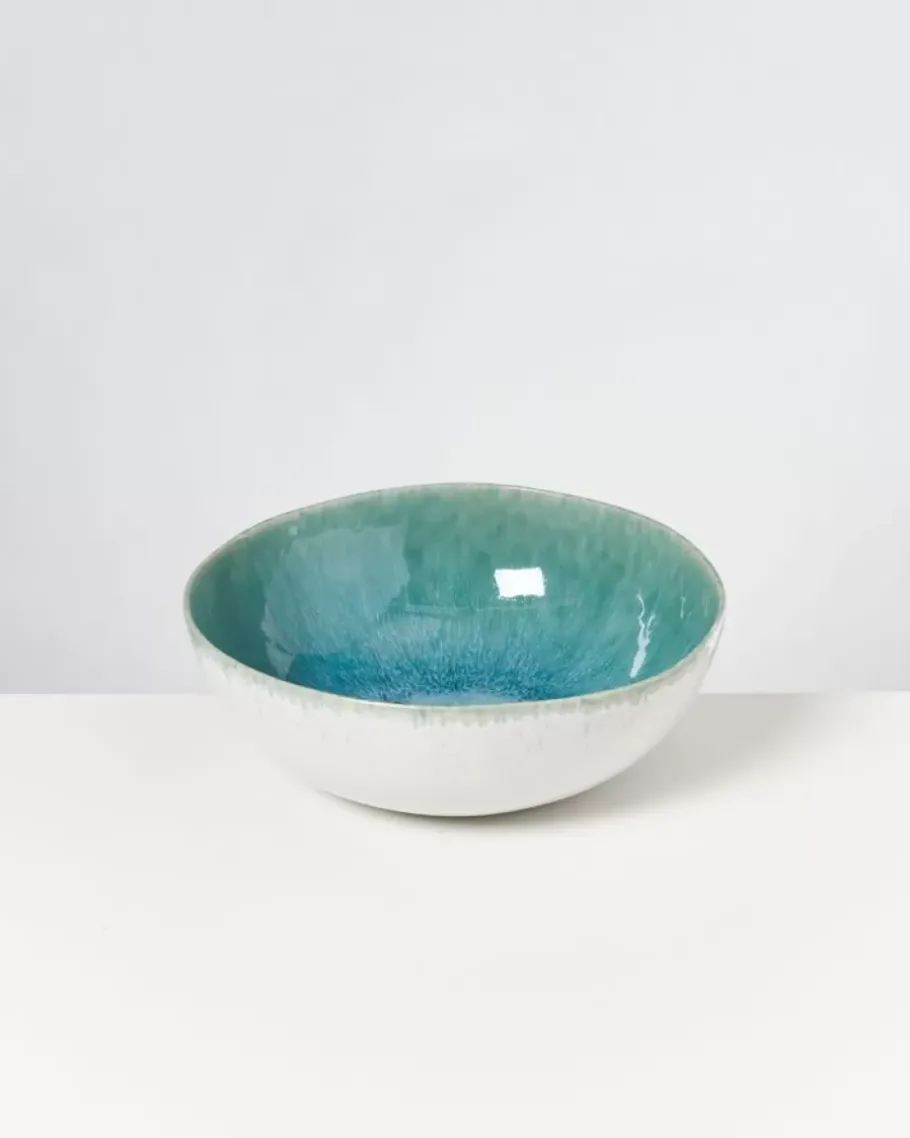 Online Alcachofra Servierschale Grunblau Servierschalen