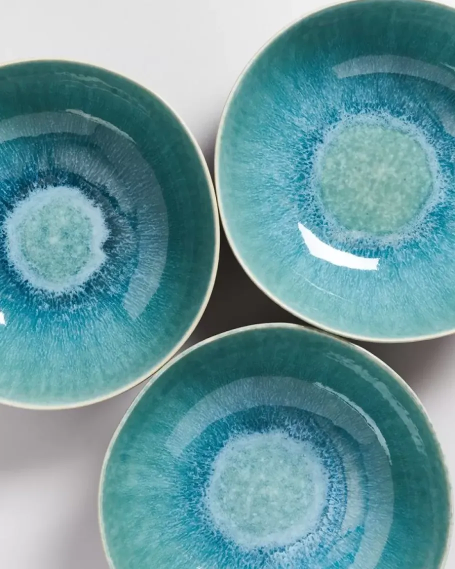 Online Alcachofra Servierschale Grunblau Servierschalen