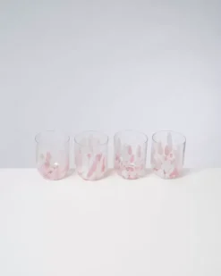 Online Alegria 4Er Set Glas Gros Drops Rose Gläser