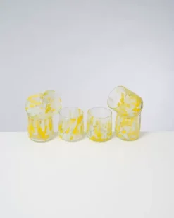 Cheap Alegria 6Er Set Glas Klein Big Drops Gelb Gläser