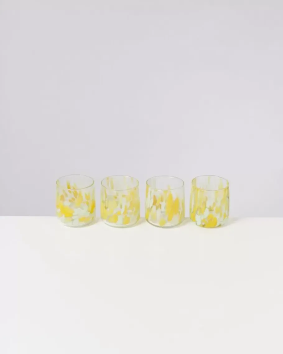 Outlet Alegria Glas Klein Big Drops Gelb Gläser