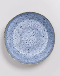 New Almada Obstschale Graublau Gesprenkelt Servierschalen