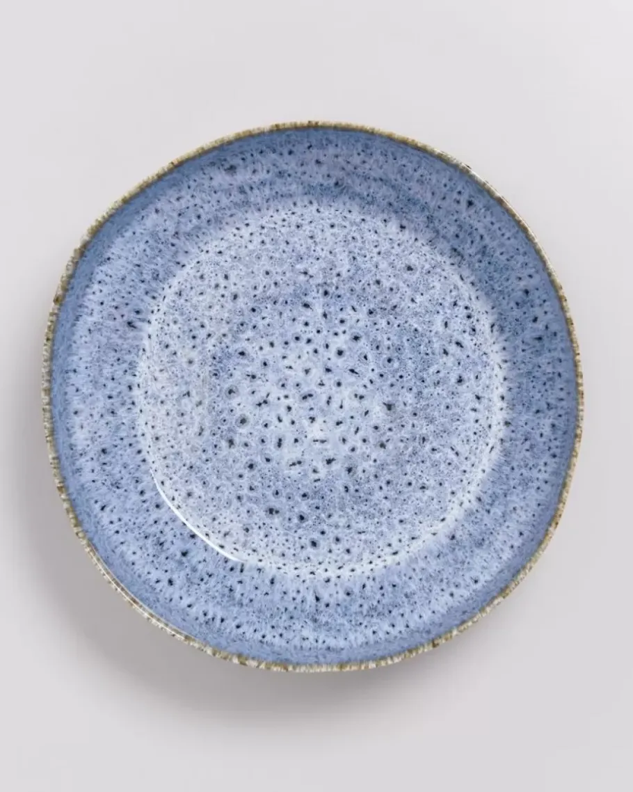 New Almada Obstschale Graublau Gesprenkelt Servierschalen