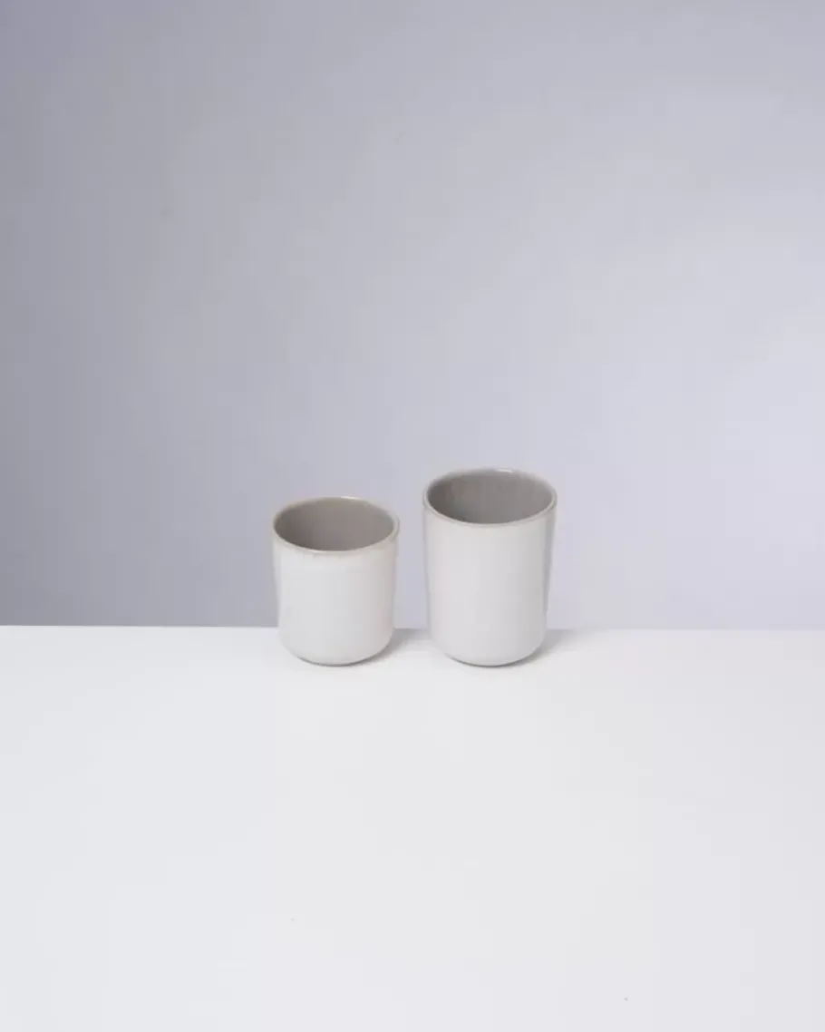 New Areia Becher Gros Grau Große Becher