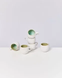 Hot Areia 6Er Set Espressotasse Mint Tassen & Becher Sets