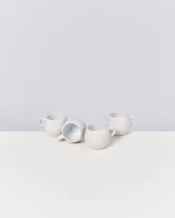Store Areia 4Er Set Espressotasse Weis Tassen & Becher Sets
