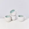 Clearance Areia 4Er Set Tasse Gros Azur Tassen & Becher
