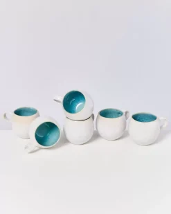 Clearance Areia 6Er Set Tasse Klein Aqua Tassen & Becher