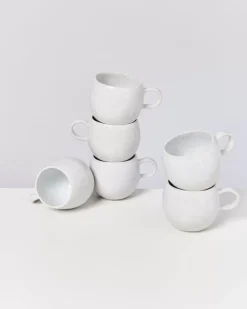 Store Areia 6Er Set Tasse Klein Weis Tassen & Becher