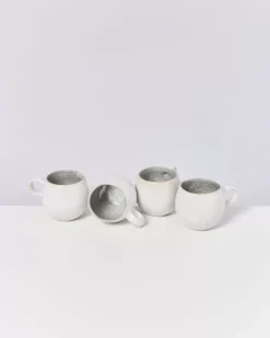 Best Sale Areia 4Er Set Tasse Klein Grau 4 Teilige Sets