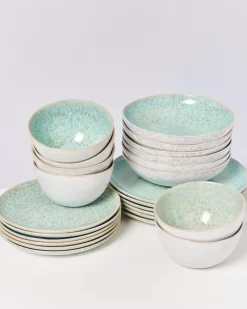 Hot Areia Mint - 24 Teiliges Set Geschirr Sets