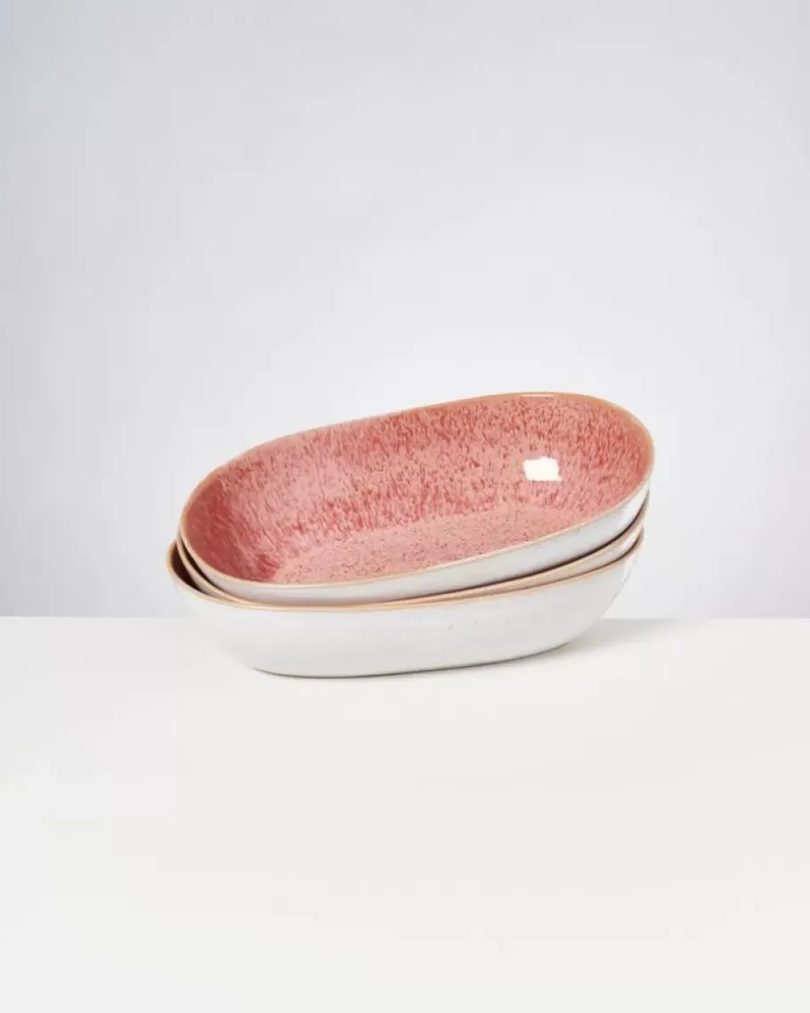 New Areia Ofenform Pink Servierschalen