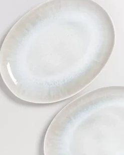 Discount Areia Servierplatte Oval L Grau Servierplatten