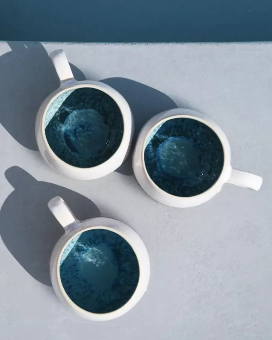 Fashion Areia Tasse Gros Aqua Tassen & Becher