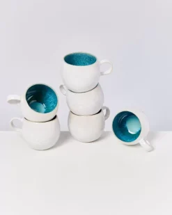 Hot Areia Tasse Gros Aqua Große Tassen