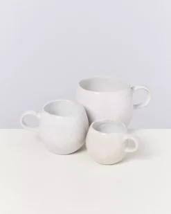 Clearance Areia Tasse Klein Weis Tassen & Becher