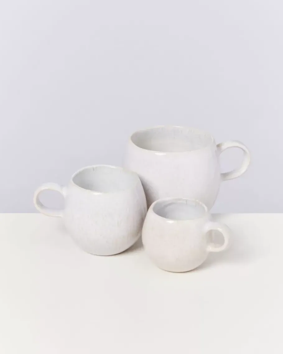 Clearance Areia Tasse Klein Weis Tassen & Becher