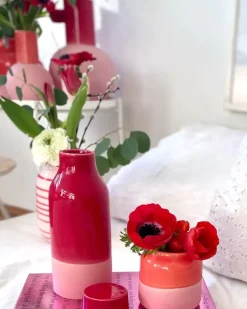 New Bebe Vase Rose Coral Vasen