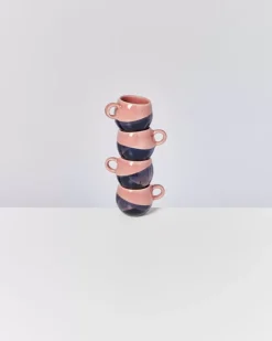 Fashion Bica Espressotasse Pink Navy Tassen & Becher