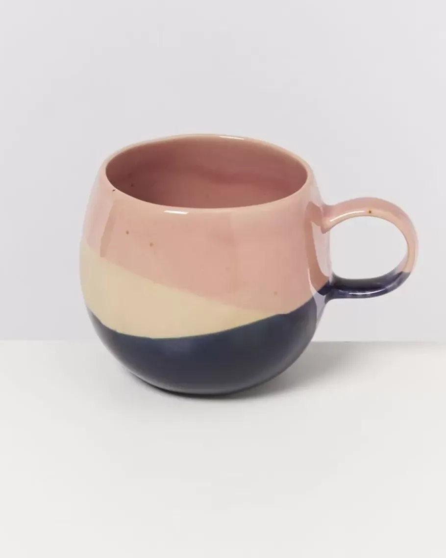 Best Bica Tasse Gros Pink Navy Cream Tassen & Becher