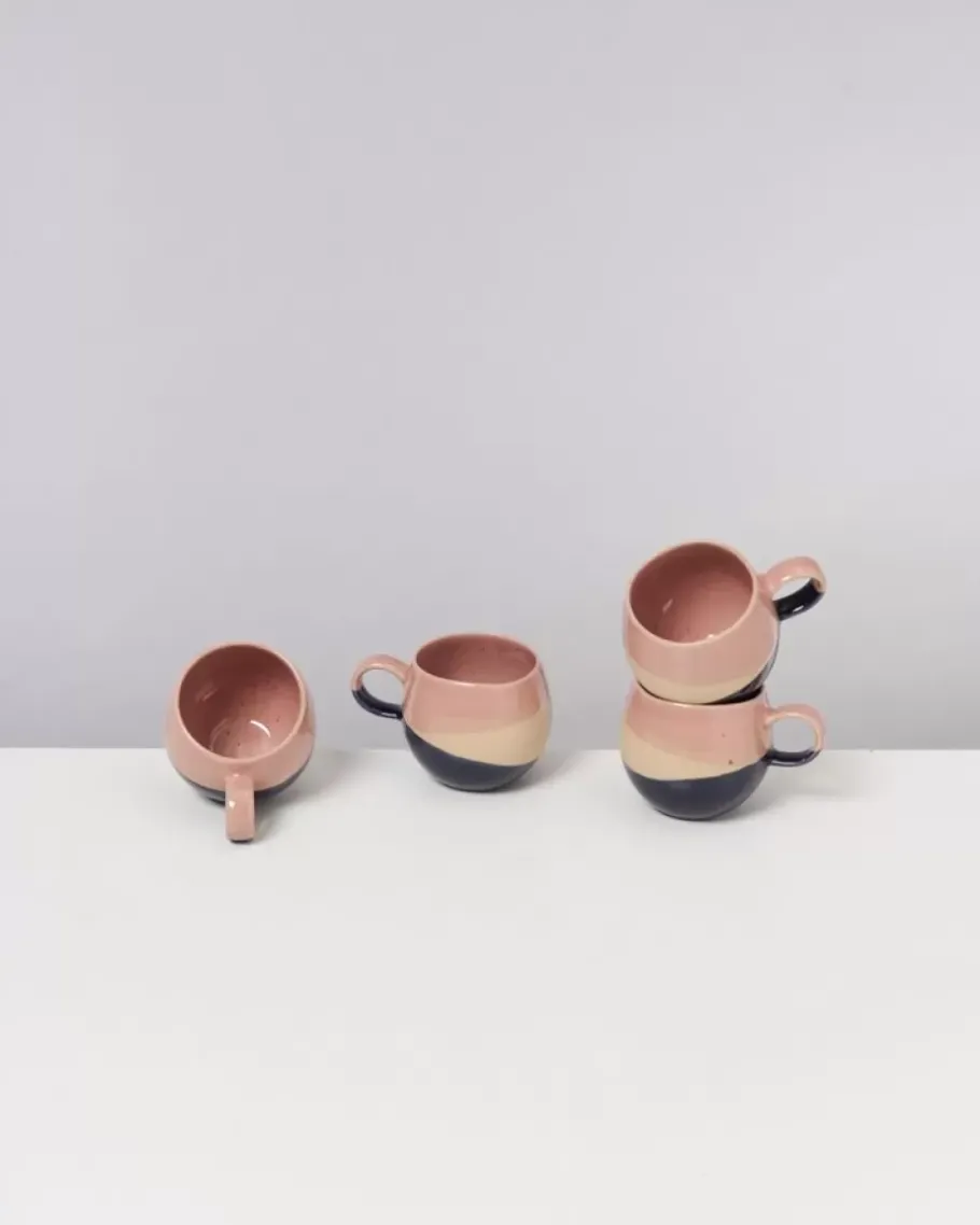 Cheap Bica Tasse Klein Pink Navy Cream Kleine Tassen