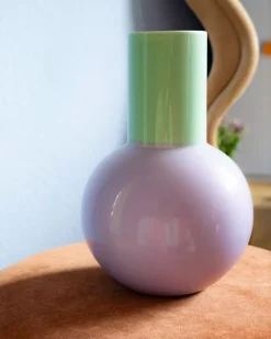 Hot Bola Vase L Pastell Mint Lila Vasen