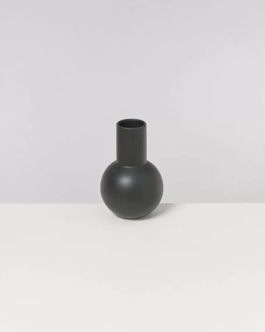 Hot Bola Vase M Dunkelgrun Vasen
