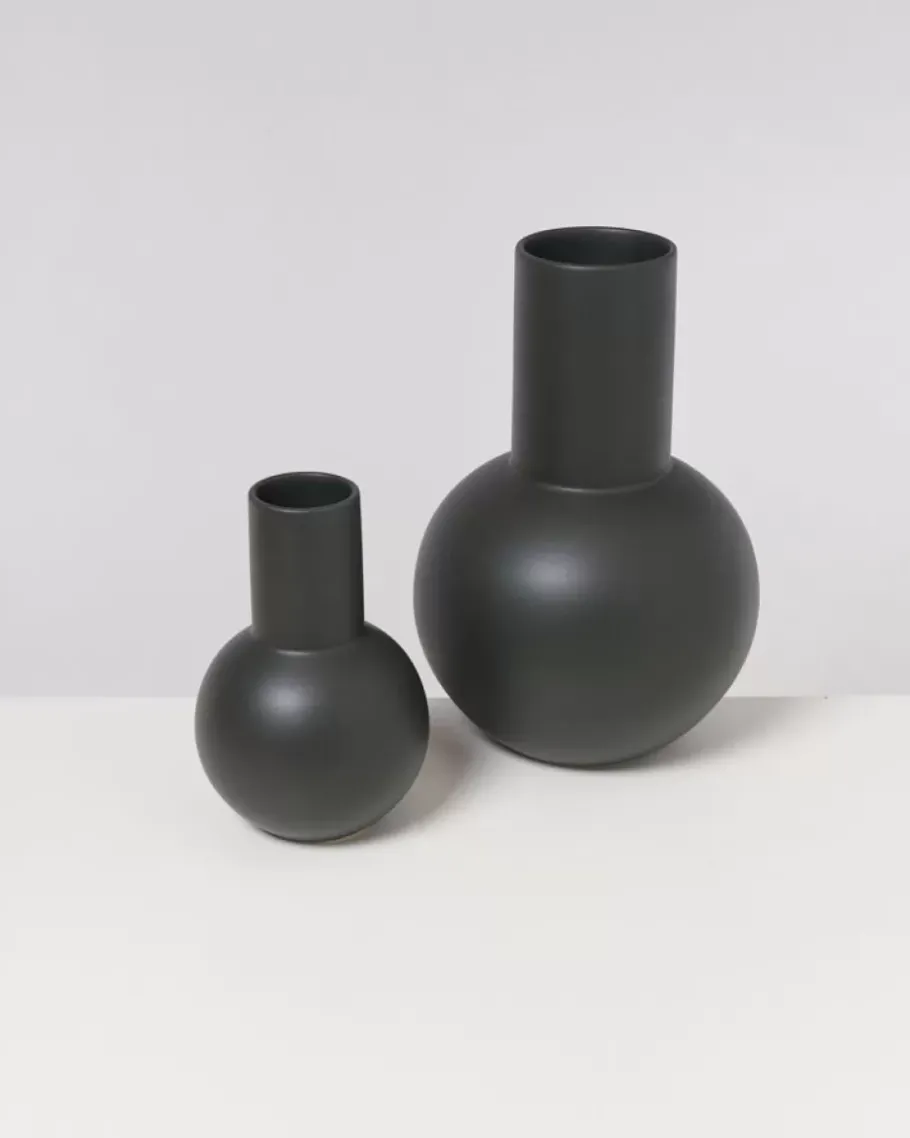 Hot Bola Vase M Dunkelgrun Vasen