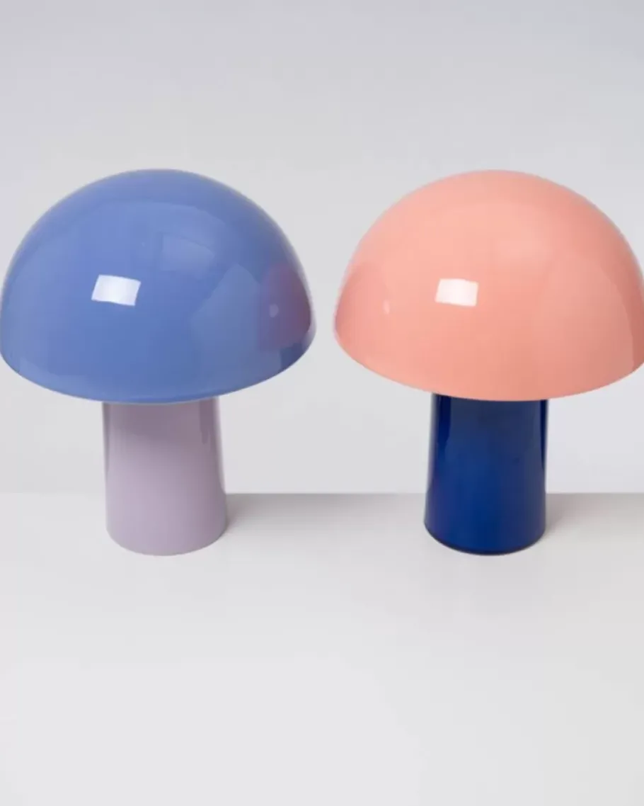 Flash Sale Cogumelo Keramiklampe Cornflower Lila Lampen