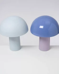 Store Cogumelo Keramiklampe Hellblau Lampen