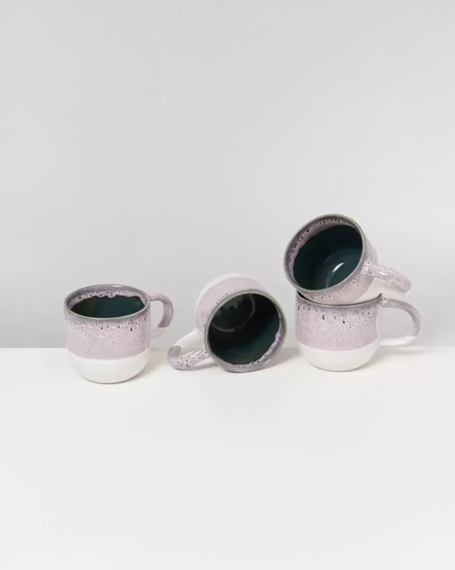 Discount Coimbra 4Er Set Teetasse Rosa Grun 4 Teilige Sets