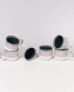 Discount Coimbra 6Er Set Teetasse Rosa Grun Tassen & Becher