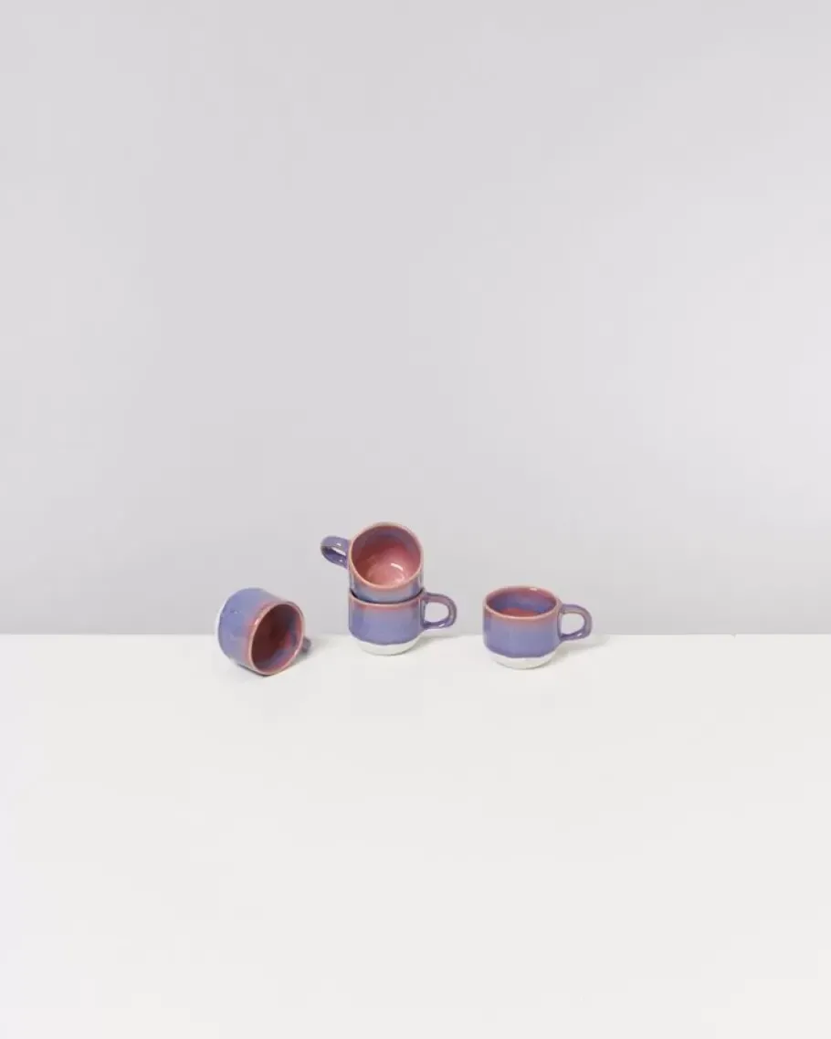 Outlet Coimbra Espressotasse Lila Rosa Tassen & Becher