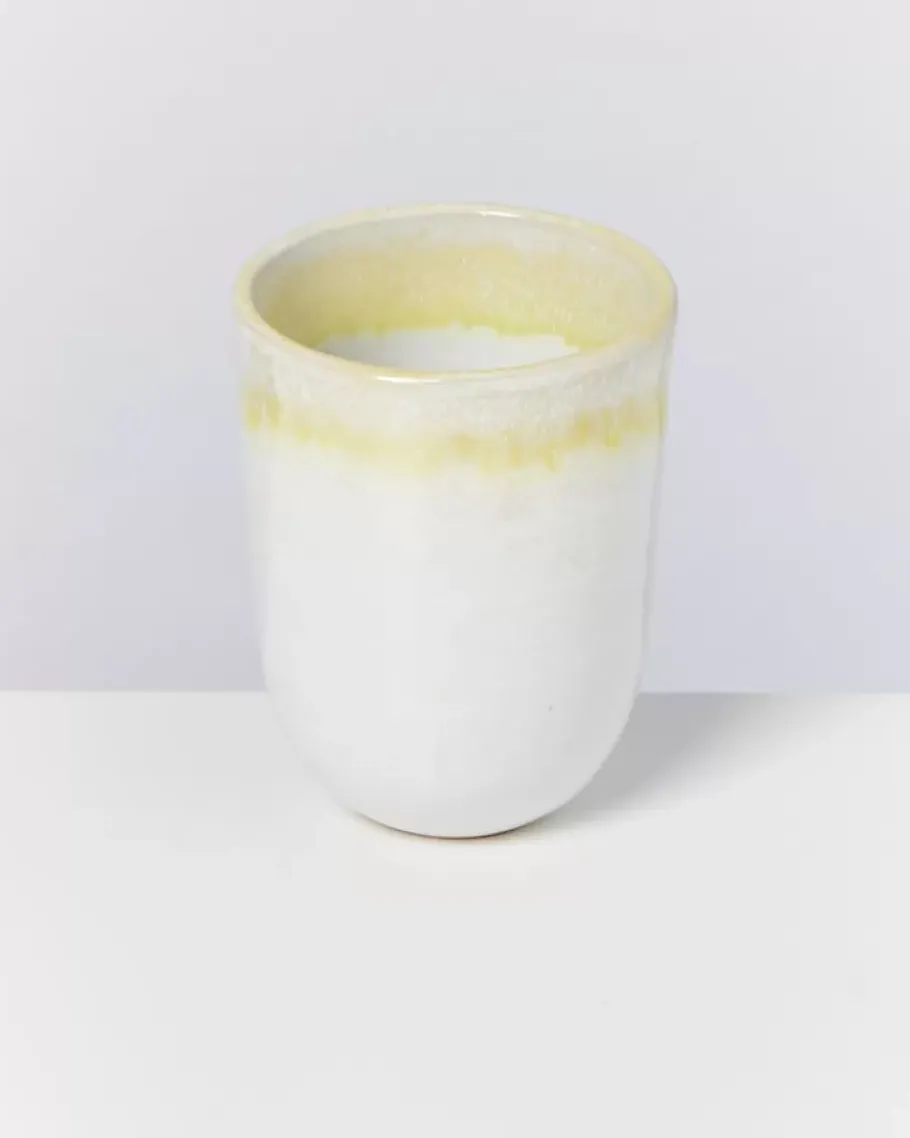 Cheap Copa Alto Becher Gros Gelb Große Becher