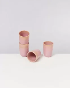 Cheap Copa Alto 4Er Set Becher Gros Gelb Rose Tassen & Becher
