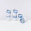Best Sale Copa Alto 6Er Set Becher Gros Blau Weis Tassen & Becher Sets