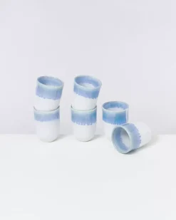 Best Sale Copa Alto 6Er Set Becher Gros Blau Weis Tassen & Becher Sets