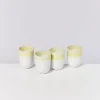 Hot Copa Alto 4Er Set Becher Gros Gelb Tassen & Becher
