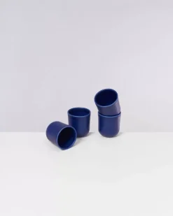 Outlet Copa Alto 4Er Set Becher Klein Dunkelblau Tassen & Becher Sets