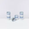 Sale Copa Alto 6Er Set Becher Klein Blau Weis 6 Teilige Sets