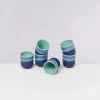 Cheap Copa Alto 6Er Set Becher Klein Turkis Tassen & Becher