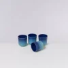 New Copa Alto 4Er Set Becher Klein Blau Turkis Tassen & Becher