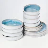 Fashion Cordoama Aqua - 16 Teiliges Set Geschirr Sets