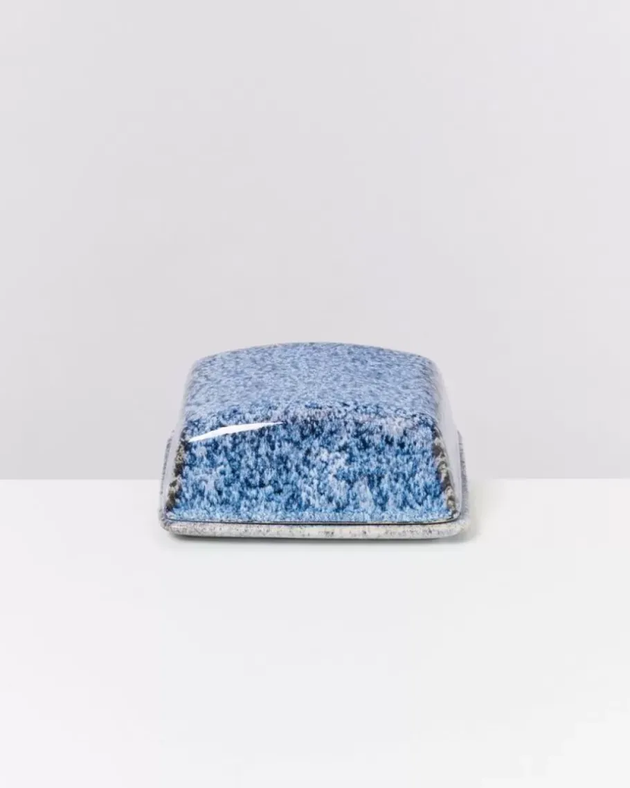 Cheap Cordoama Butterdose Blau Gesprenkelt Butterdosen