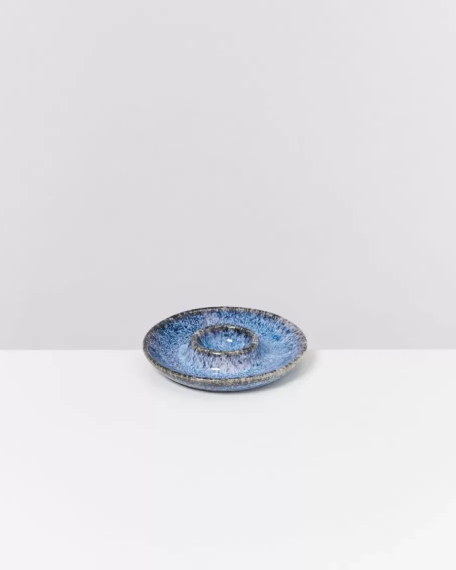 New Cordoama Eierbecher Blau Gesprenkelt Eierbecher
