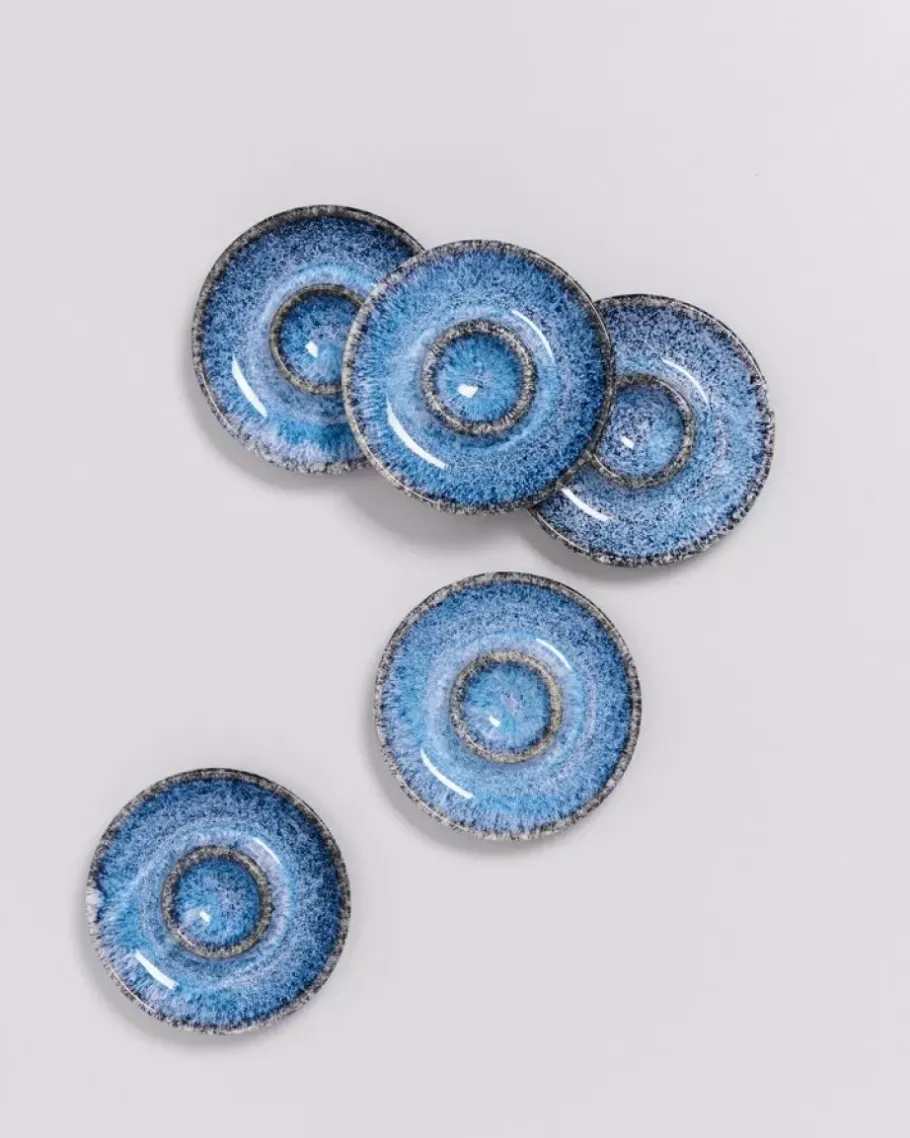 New Cordoama Eierbecher Blau Gesprenkelt Eierbecher